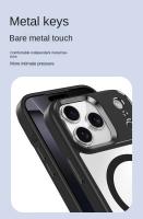 Funda Magnética Mate Translúcida de Lujo a Prueba de Golpes para iPhone 17 Air 13 14 15 16e 16 Pro para Carga Inalámbrica Magsafe - details 13
