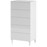 Molo Loft, Acabado en Color Blanco Brillo, Medidas: 61 cm (Ancho) x 117 cm (Alto) x 40 cm (Fondo) - details 0
