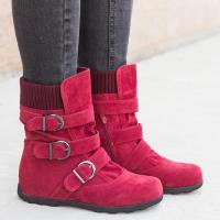 Botas planas martin para mujer, botas cortas a la moda, zapatos de otoño e invierno - details 5