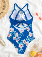 Bañador de una pieza para mujer, traje de baño con realce, Monokini Sexy ahuecado, ropa de playa para verano, 2024 - details 12