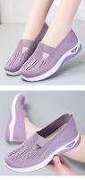 Zapatos de tenis deportivos transpirables de verano para mujer, zapatos planos casuales ligeros sin cordones, zapatos cómodos antideslizantes para caminar para mujer - details 9