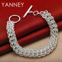 Pulsera de cadena trenzada fina para mujeres y hombres, plata, 8 pulgadas, regalo de joyería - details 3