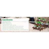Estante de Madera para Plantas