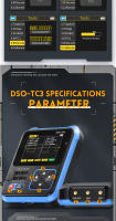 Probador de Transistores FNIRSI DSO-TC3 Generador de Señal Multifuncional 3 en 1 Componente Electrónico Digital Osciloscopio - details 22