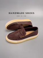 Cuero lavado al agua, primera capa de cuero de vaca, zapatos de hombre hechos a mano, estilo vintage. - details 24