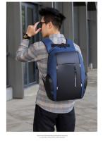 Mochila Portátil Impermeable para Hombres Carga USB Resistente al Desgaste - details 37