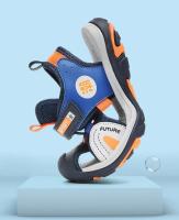 Sandalias De Playa De Verano Para Niños, Zapatos De Moda Para Exteriores, Antideslizantes, Fondo Suave, Sombreado, Zapatos Cómodos De Cuero Para Niños Y Niñas - details 4