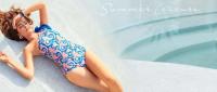 Traje de baño de una pieza para mujer, traje de baño con cuello en V y control del vientre, ropa de playa para vacaciones - details 0