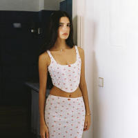 BUNO-Conjuntos de vestidos para mujer, 2 piezas, sin mangas, Tops cortos sexys, conjunto de falda, nuevo Y2K, dulce, lindo, elegante y elegante, traje de fiesta y playa para mujer - details 6