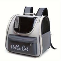 Mochila espaciosa grande para mascotas, cápsula espacial portátil para salir, bolsa transpirable con protector solar para gatos - details 8