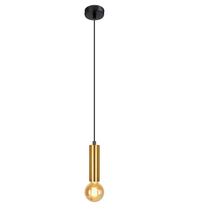 CBJKTX Lámpara Colgante Mesa de Comedor 1 Bombilla Lámpara Colgante E27 Lámpara Colgante Industrial - 1