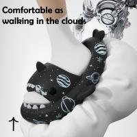 Zapatillas de sandía para hombre y mujer, chanclas planas informales con dibujos animados de tiburón Eva, Chanclas de playa, novedad de verano - details 34