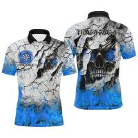 Camisetas con gráficos de dardos a la moda, camisetas personalizadas con nombre del equipo, camisetas estampadas en 3D, camisetas deportivas holgadas y transpirables para hombre - details 2
