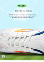 Zapatos de fútbol TFSoccer, mismo estilo para hombres y mujeres, adecuados para entrenamiento en clase de educación física, etc. - details 9