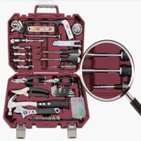 Juego de herramientas de regalo de acero al carbono, estuche rígido, caja de herramientas doméstica de litio de 12V/21V, juego de herramientas manuales de carga inalámbrica portátil - details 13