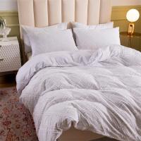 Juego de Ropa de Cama con Flores Geométricas de Alta Calidad Sólido para Casa Duvet Cover Set Tamaño Queen King Súper Suave para Uno y Dos Cojines - details 3