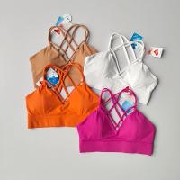 Sujetador de verano a prueba de golpes para mujer, parte trasera bonita y deportiva, antiflacidez, para correr, ropa exterior, entrenamiento, Fitness, Yoga, camiseta sin mangas - details 1