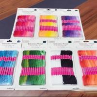 Hilo de Punto de Cruz DMC Kit de Hilo de Cose de Algodón Multicolor de 12 Piezas para Bordado DIY - details 0