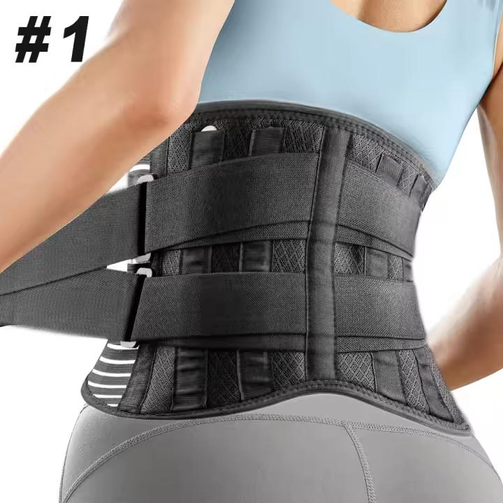Tcare Corset para Alivio del Dolor de Espalda Lumbar Diseño Ergonómico Tejido 3D - 1