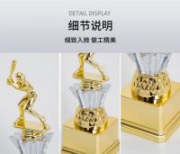 Trofeos de béisbol personalizados, estatuilla de bateador, trofeo de plástico de personalidad, venta al por mayor - details 10