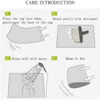 Alfombra de Bienvenida Navideña Antideslizante Poliéster Lavable para Dormitorio Baño Cocina - details 7