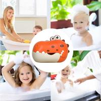 Máquina de burbujas de baño para niños, soplador automático de burbujas con forma de dinosaurio, eléctrico con ventosa, compañero de baño para niños - details 3