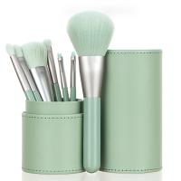 Juego de Brochas de maquillaje profesional de alta gama con cubo, colorete en polvo, sombra de ojos, base de cejas, herramienta - details 7