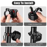 Alarma de Bicicleta Inalámbrica Impermeable Awapow Control Remoto de Carga USB - details 6