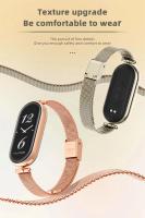 Correa para Mi Band 9 8 7 6 5 4 3 pulsera inteligente mujeres niñas moda malla metálica accesorios de repuesto de correa de reloj - details 1