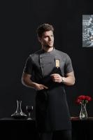 Chaqueta de cocina, uniforme de Catering, ropa de Chef de manga corta, camarera de Hotel, restaurante, ropa de trabajo, panadería, abrigo de Chef de Sushi, camisa de cocina - details 19