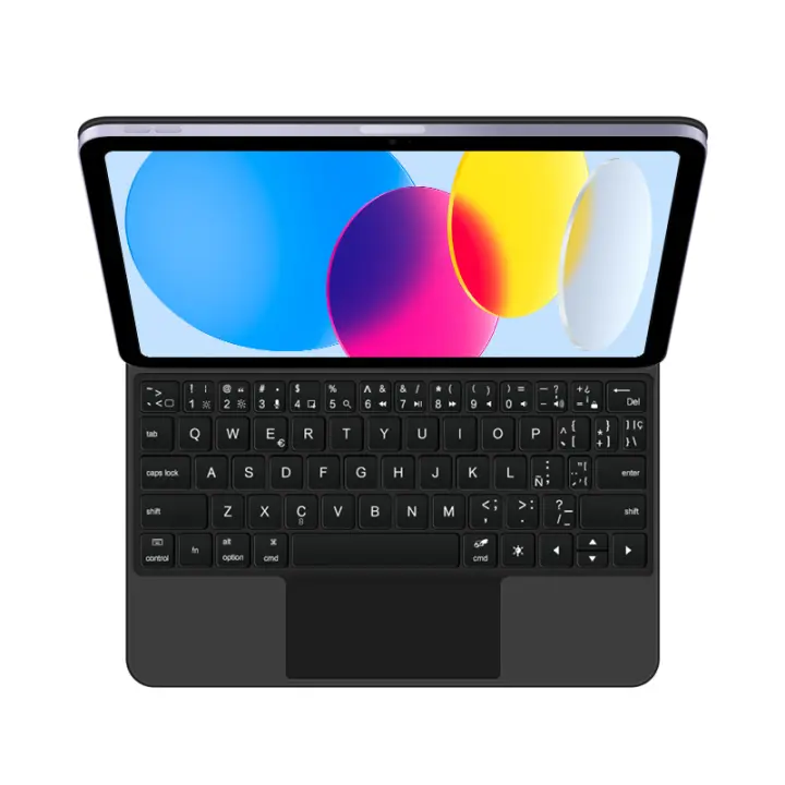 AJIUYU-Teclado en Español para iPad, dispositivo mágico de 10. ª Generación, 2022, 10,9 pulgadas, para iPad 10, inteligente - 1