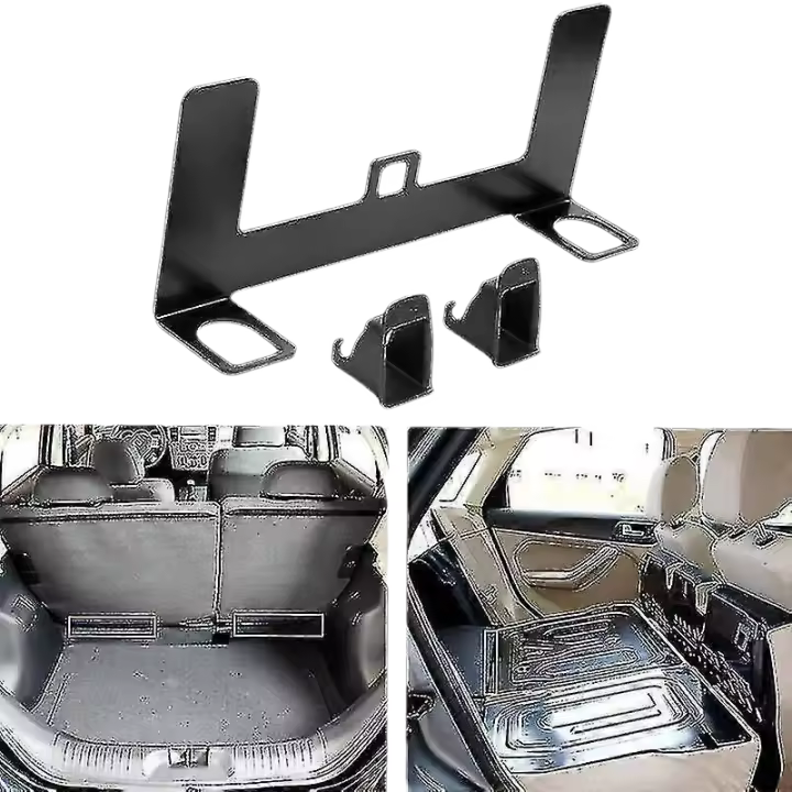 Kit universal de montaje de anclaje de sujeción para asiento infantil de coche para conector de cinturón Isofix, negro - 1