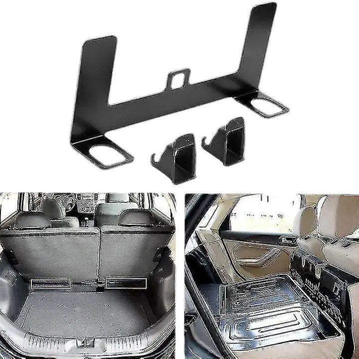 Kit universal de montaje de anclaje de sujeción para asiento infantil de coche para conector de cinturón Isofix, negro - 1