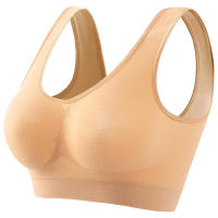 Women solid color fitness sports bra top gym yoga athletic tight workout soft brassiere padded - details 29