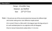 Bolsos de hombro de cuero de PU Estilo mensajero popular Regalo de moda para niñas y mujeres de mediana edad - details 0