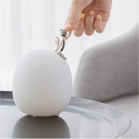 Luz nocturna de silicona para niños y bebés, lámpara de Ambiente de Navidad, recargable, táctil, ciervo, conejo, cartón Led - details 6