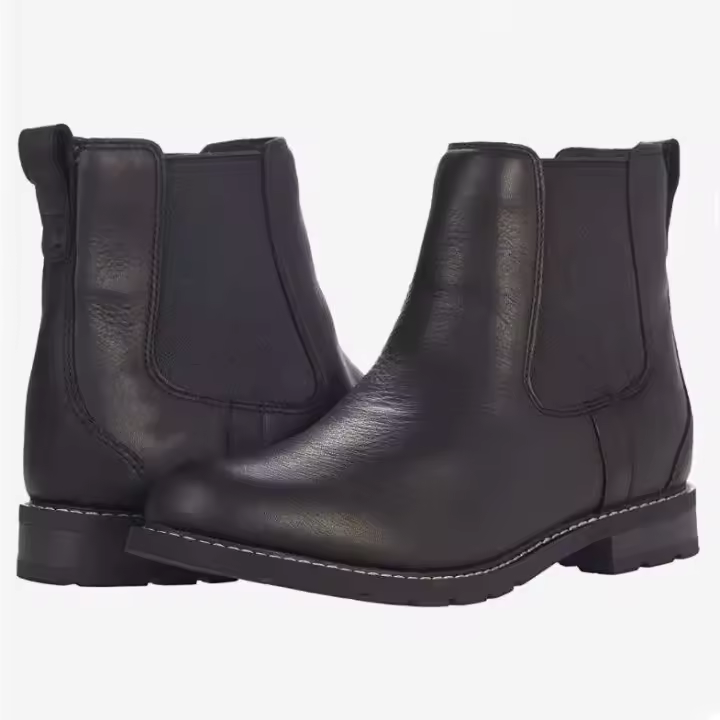Botas, zapatos de mujer de cuero clásico casual tobillero transpirable - 1