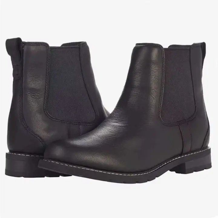 Botas, zapatos de mujer de cuero clásico casual tobillero transpirable - 1