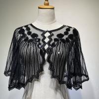 Chal de Flapper para mujer, chal de fiesta con cuentas, chales elegantes Vintage, decoración de lentejuelas, 1920s para boda - details 0