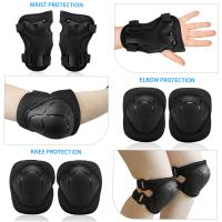 Juego de casco y almohadillas ajustables para niñosrodilleras para niñossillasprotectores de muñeca para Scooter - details 5