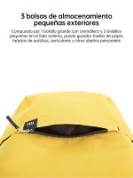 Xiaomi Mi-mochila informal impermeable para hombre y mujer, bolso escolar colorido para ocio diario, urbano, deportivo, de viaje, 10L - details 8