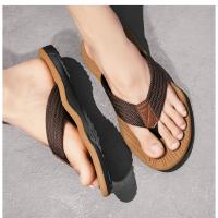 Chanclas de marca de alta calidad a la moda para hombre, chanclas de playa de verano, zapatillas de playa gruesas transpirables informales para hombre al aire libre - details 10