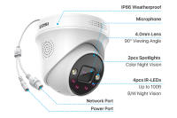 ZOSI-sistema de cámaras de seguridad 4K Ultra HD NVR, 8 canales, 8MP, PoE, detección de personas inteligentes, videovigilancia al aire libre, cámara IP - details 17