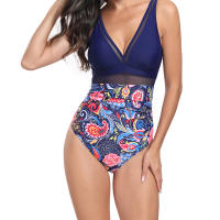 Bañadores de una pieza con estampado para mujer, traje de baño adelgazante - details 29