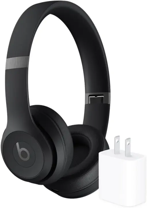 Auriculares supraaurales inalámbricos Bluetooth Solo 4, compatibles con Apple y Android, hasta 50 horas de duración de batería - Azul pizarra - 1