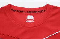Ropa Deportiva transpirable de secado rápido para hombre, traje de camiseta de manga corta y pantalones cortos, Verano - details 2