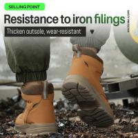 Zapatillas de Trabajo para Hombres 2024 Zapatos de Seguridad con Punta de Acero Indestructibles - details 8