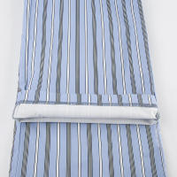 BUNO-Pantalones de encaje a rayas para mujer, Pantalones rectos de pierna ancha con cintura elástica y cordón, ropa de calle holgada para primavera y verano, pantalones de chándal informales - details 48