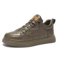 Nueva marca internacional de alta calidad y asequible 44 zapatos deportivos de cuero clásicos para hombres bajos Priec - details 0