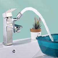 Grifo de Fregadero de Cocina con Extensión Robótica de 1080° Material de Cobre Filtro de Salpicaduras Boquilla Bubbler para Mejoras del Hogar Herramientas de Shower Sets - details 10